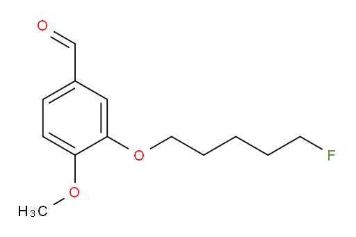 3-((5-fluoropentyl)oxy)-4-methoxybenzaldehyde
