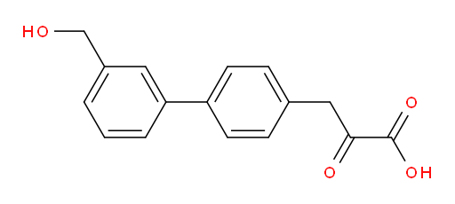 3-(3'-(hydroxymethyl)-[1,1'-biphenyl]-4-yl)-2-oxopropanoic acid