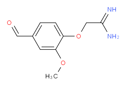 2-(4-formyl-2-methoxyphenoxy)acetimidamide