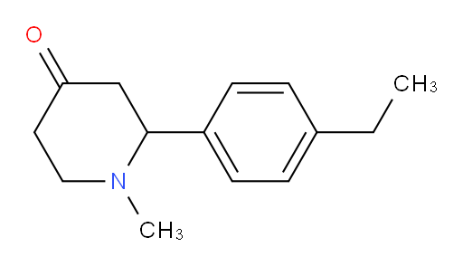 2-(4-ethylphenyl)-1-methylpiperidin-4-one