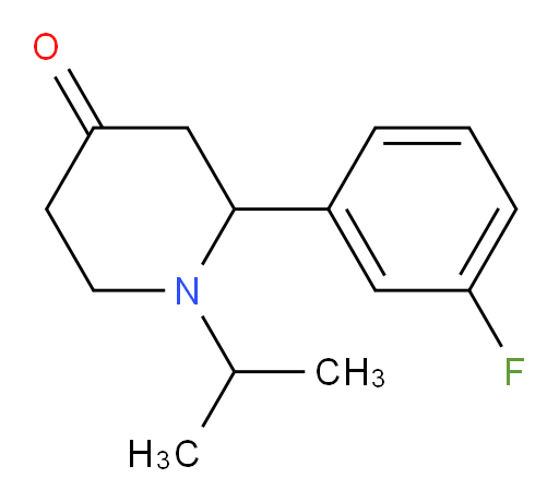 2-(3-fluorophenyl)-1-isopropylpiperidin-4-one