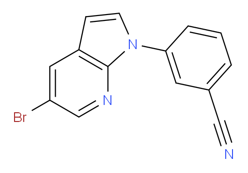 3-(5-bromo-1H-pyrrolo[2,3-b]pyridin-1-yl)benzonitrile