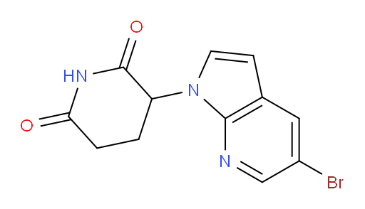 3-(5-bromo-1H-pyrrolo[2,3-b]pyridin-1-yl)piperidine-2,6-dione
