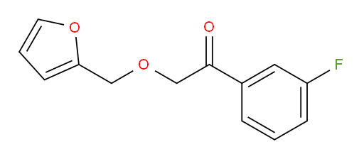1-(3-fluorophenyl)-2-(furan-2-ylmethoxy)ethanone