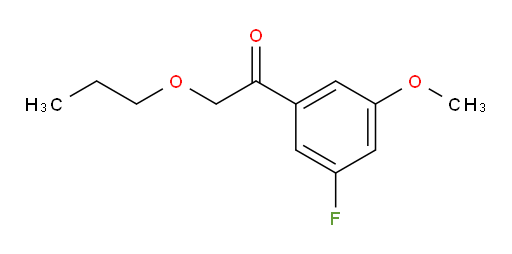 1-(3-fluoro-5-methoxyphenyl)-2-propoxyethanone
