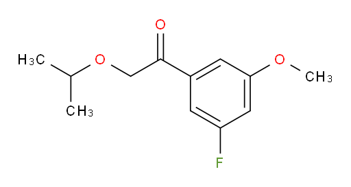 1-(3-fluoro-5-methoxyphenyl)-2-isopropoxyethanone