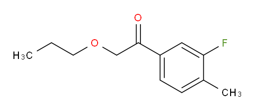 1-(3-fluoro-4-methylphenyl)-2-propoxyethanone