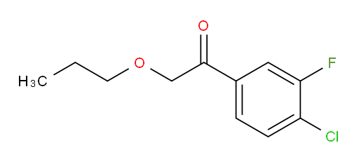1-(4-chloro-3-fluorophenyl)-2-propoxyethanone