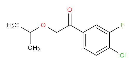 1-(4-chloro-3-fluorophenyl)-2-isopropoxyethanone