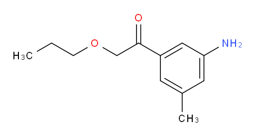 1-(3-amino-5-methylphenyl)-2-propoxyethanone
