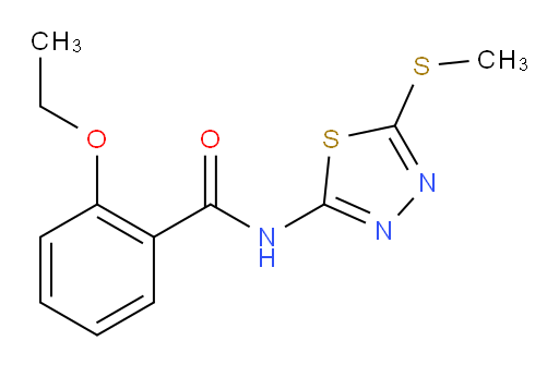 2-ethoxy-N-(5-(methylthio)-1,3,4-thiadiazol-2-yl)benzamide