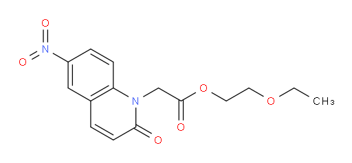 2-ethoxyethyl 2-(6-nitro-2-oxoquinolin-1(2H)-yl)acetate