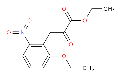 ethyl 3-(2-ethoxy-6-nitrophenyl)-2-oxopropanoate