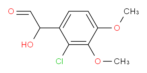 2-(2-chloro-3,4-dimethoxyphenyl)-2-hydroxyacetaldehyde