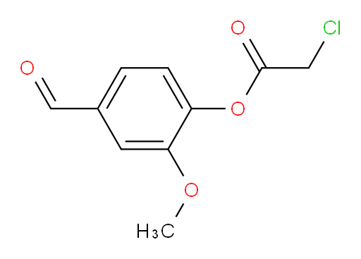 4-formyl-2-methoxyphenyl 2-chloroacetate