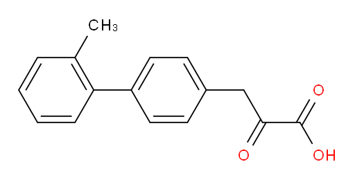 3-(2'-methyl-[1,1'-biphenyl]-4-yl)-2-oxopropanoic acid