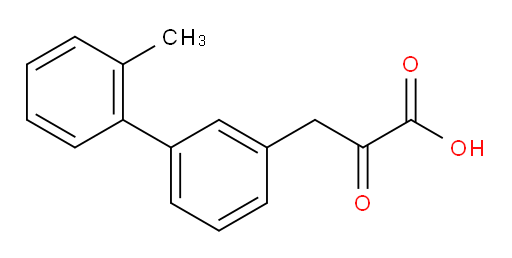 3-(2'-methyl-[1,1'-biphenyl]-3-yl)-2-oxopropanoic acid
