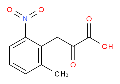 3-(2-methyl-6-nitrophenyl)-2-oxopropanoic acid