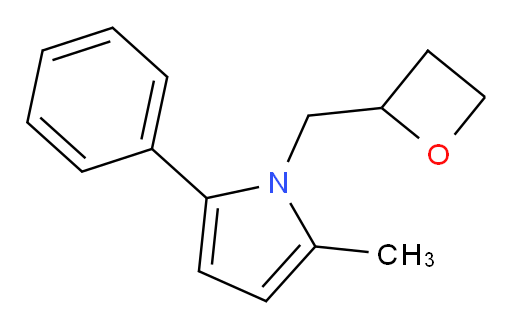 2-methyl-1-(oxetan-2-ylmethyl)-5-phenyl-1H-pyrrole
