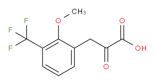 3-(2-methoxy-3-(trifluoromethyl)phenyl)-2-oxopropanoic acid