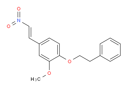 (E)-2-methoxy-4-(2-nitrovinyl)-1-phenethoxybenzene