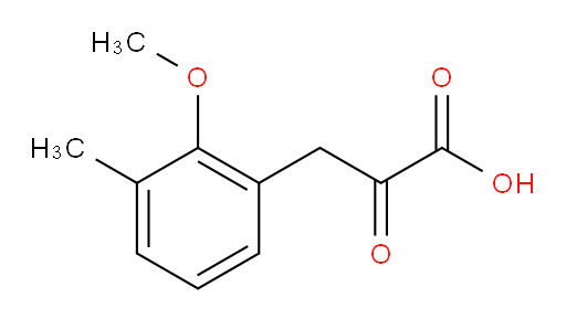 3-(2-methoxy-3-methylphenyl)-2-oxopropanoic acid