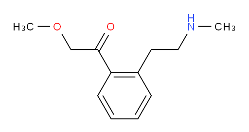 2-methoxy-1-(2-(2-(methylamino)ethyl)phenyl)ethanone