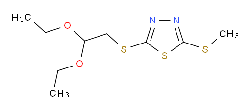 2-((2,2-diethoxyethyl)thio)-5-(methylthio)-1,3,4-thiadiazole