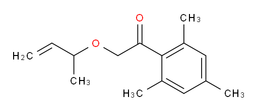2-(but-3-en-2-yloxy)-1-mesitylethanone