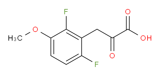 3-(2,6-difluoro-3-methoxyphenyl)-2-oxopropanoic acid