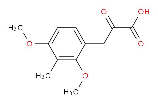 3-(2,4-dimethoxy-3-methylphenyl)-2-oxopropanoic acid