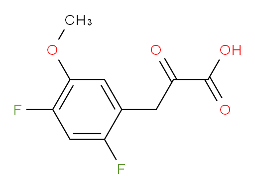 3-(2,4-difluoro-5-methoxyphenyl)-2-oxopropanoic acid