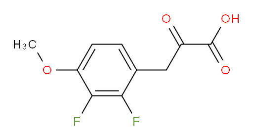 3-(2,3-difluoro-4-methoxyphenyl)-2-oxopropanoic acid
