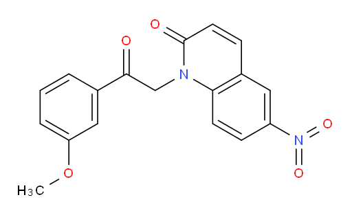1-(2-(3-methoxyphenyl)-2-oxoethyl)-6-nitroquinolin-2(1H)-one