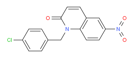 1-(4-chlorobenzyl)-6-nitroquinolin-2(1H)-one