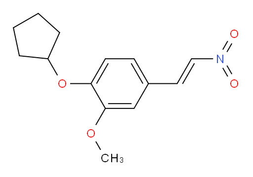 (E)-1-(cyclopentyloxy)-2-methoxy-4-(2-nitrovinyl)benzene