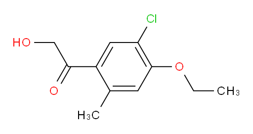 1-(5-chloro-4-ethoxy-2-methylphenyl)-2-hydroxyethanone