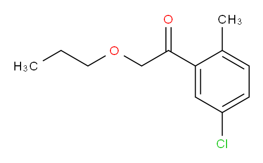 1-(5-chloro-2-methylphenyl)-2-propoxyethanone