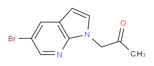 1-(5-bromo-1H-pyrrolo[2,3-b]pyridin-1-yl)propan-2-one