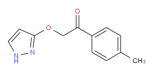 2-((1H-pyrazol-3-yl)oxy)-1-(p-tolyl)ethanone
