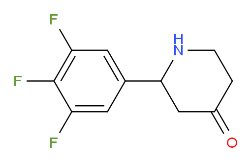 2-(3,4,5-trifluorophenyl)piperidin-4-one