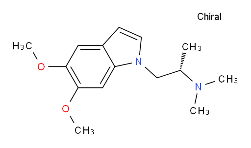 (S)-1-(5,6-dimethoxy-1H-indol-1-yl)-N,N-dimethylpropan-2-amine