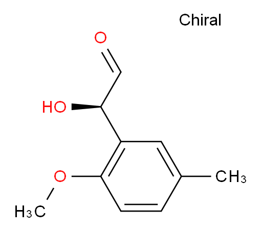 (R)-2-hydroxy-2-(2-methoxy-5-methylphenyl)acetaldehyde