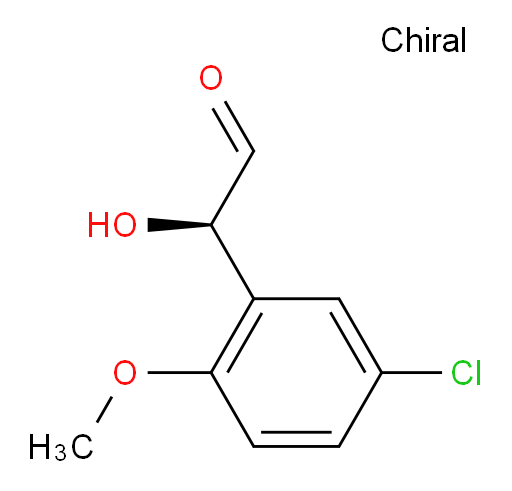 (R)-2-(5-chloro-2-methoxyphenyl)-2-hydroxyacetaldehyde