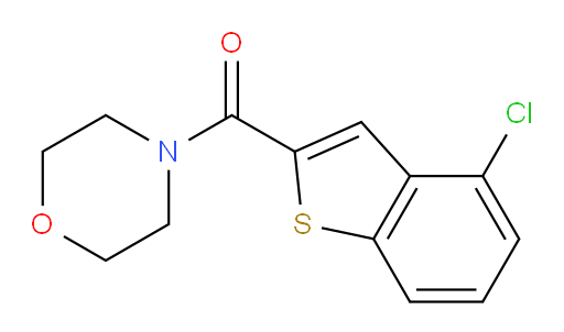 (4-chlorobenzo[b]thiophen-2-yl)(morpholino)methanone