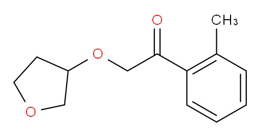 2-((tetrahydrofuran-3-yl)oxy)-1-(o-tolyl)ethanone
