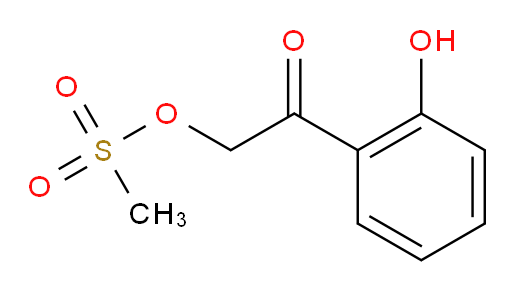 2-(2-hydroxyphenyl)-2-oxoethyl methanesulfonate