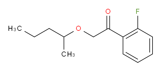 1-(2-fluorophenyl)-2-(pentan-2-yloxy)ethanone