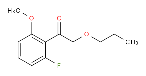 1-(2-fluoro-6-methoxyphenyl)-2-propoxyethanone