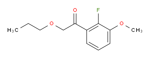 1-(2-fluoro-3-methoxyphenyl)-2-propoxyethanone